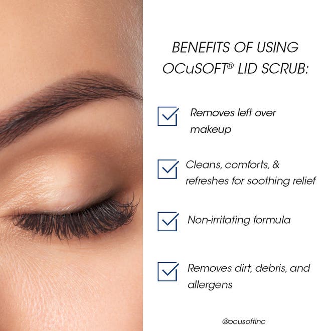 OCuSOFT Lid Scrub Oust Eyelid Cleanser - Pre-Moistened Pads - 30 ct.