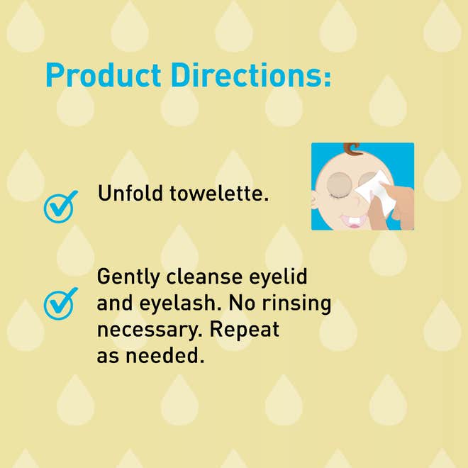 OCuSOFT Baby Eyelid & Eyelash Cleanser - 20/Box