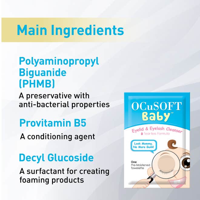 OCuSOFT Baby Eyelid & Eyelash Cleanser - 5/Box