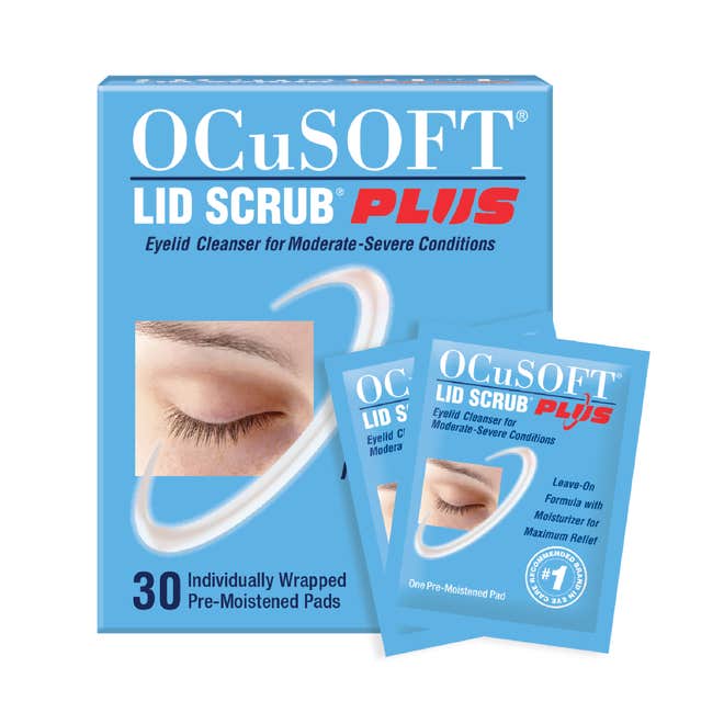 OCuSOFT Lid Scrub PLUS Pre-Moistened Pads - 30/BOX