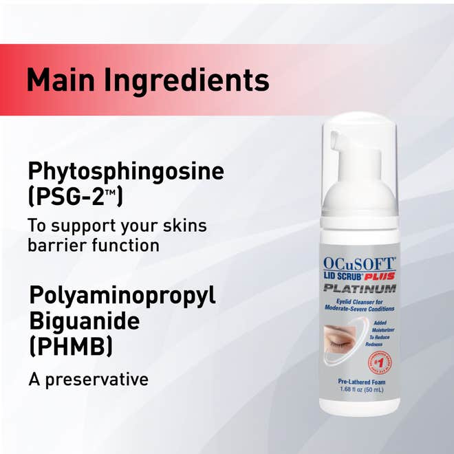 OCuSOFT Lid Scrub Plus Platinum Foam - 50mL
