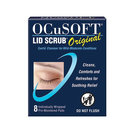 OCuSOFT Lid Scrub Original Pre-Moistened Pads Trial Pk - 8/BOX