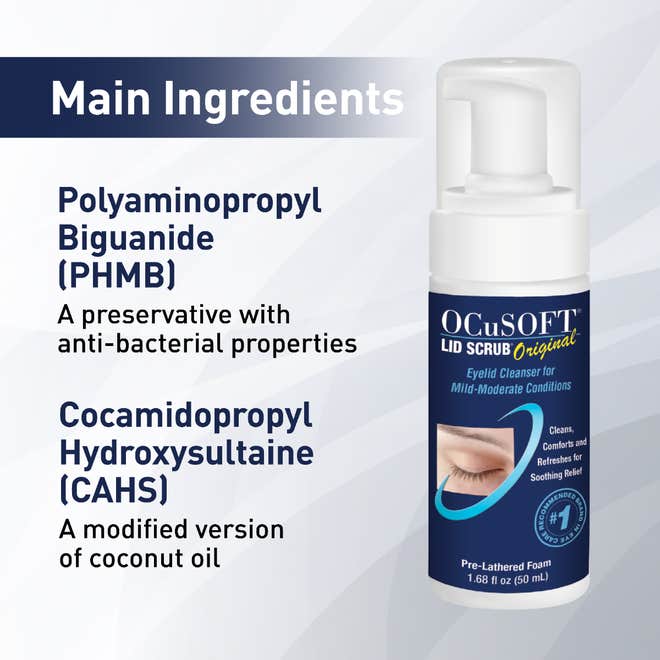 OCuSOFT Lid Scrub Original Foaming Eyelid Cleanser - 7.25 fL oz