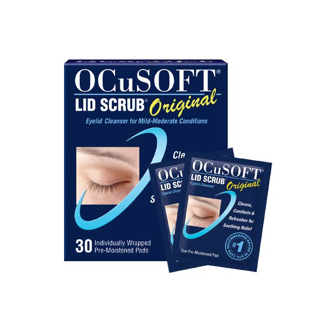OCuSOFT Lid Scrub Original Pre-Moistened Pads - 30/BOX